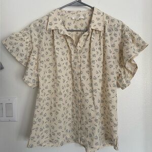Wishlist Button Up Shirt. Size Small